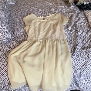 HM - cute white dress size 8